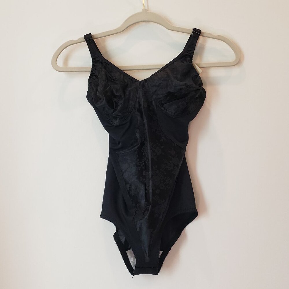 Honors Intimates VTG Shapewear Body Shaper Firm Control Black Ladies Size 36B